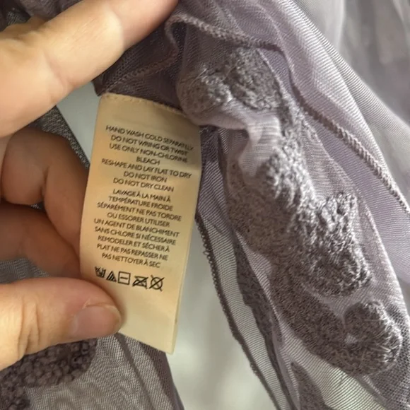 Free People Shine Through Top in Violet Ash - Picture 9 of 9